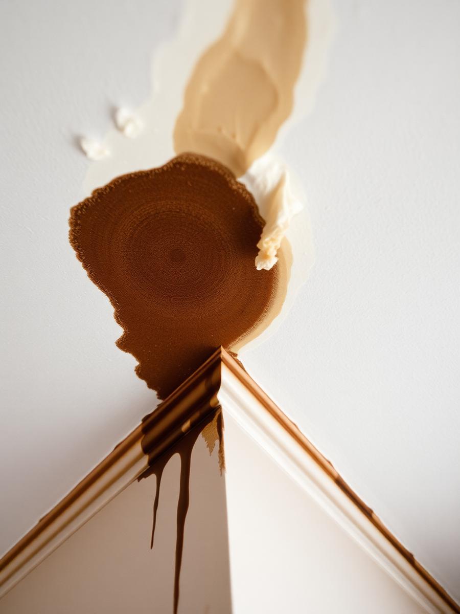 Visible signs of damage requiring water damage